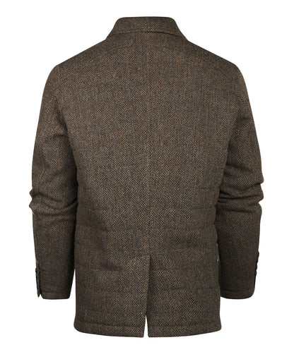 Jack Austria | Groen/Bruin melange herringbone