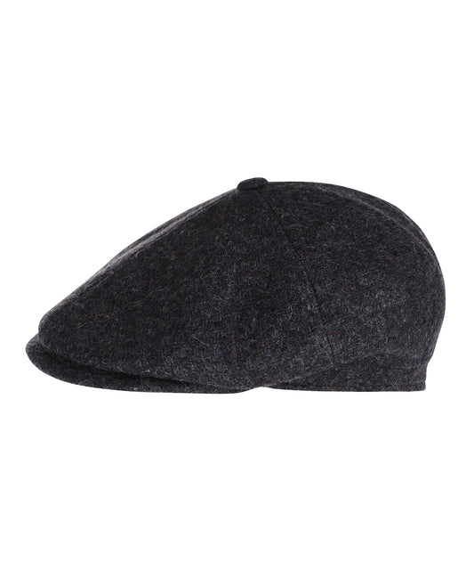 Schiebermütze aus Tweed | Blau