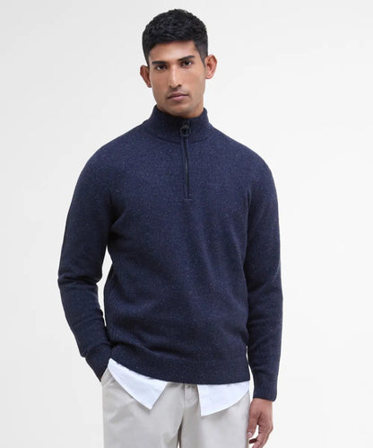 Tisbury Pullover mit hohem Reißverschluss | Marineblau