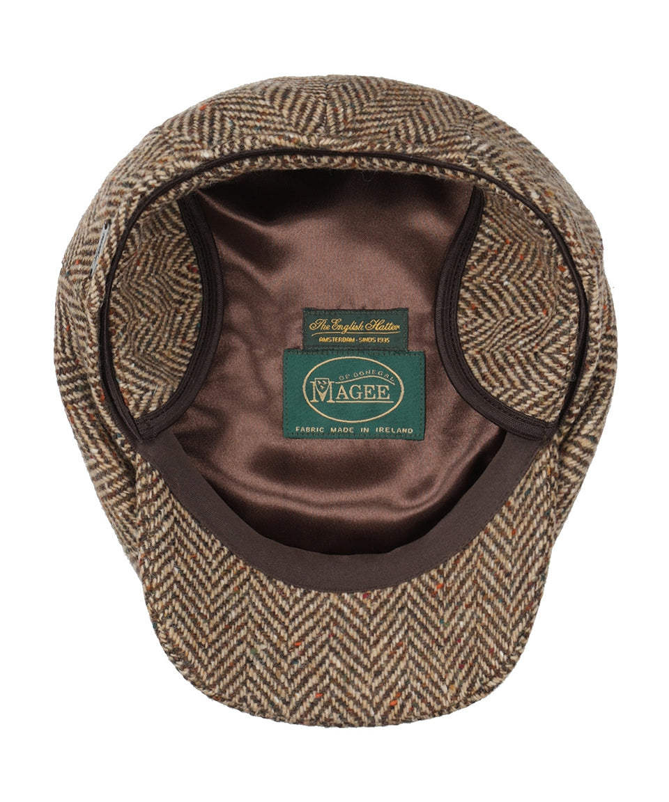 Tweed Cap | Bruin/Zand herringbone