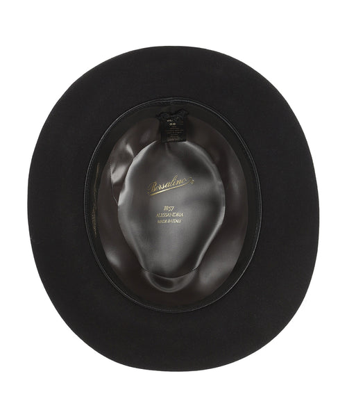 Italian Fedora Hat | Black