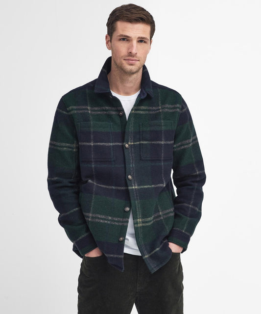 Barbour Chapter Tailored Check Overshirt | Grün