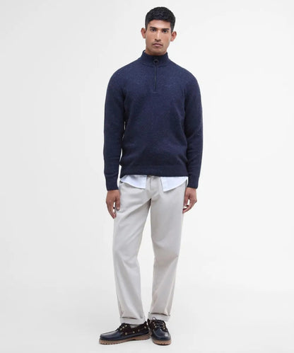 Tisbury Pullover mit hohem Reißverschluss | Marineblau