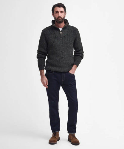 Pull New Tyne Half Zip | Olive