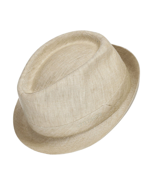 Trilby-Hüte aus Leinen | Beige