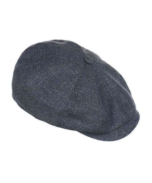 Stetson Hatteras Schurwolle/Leinen | Blau