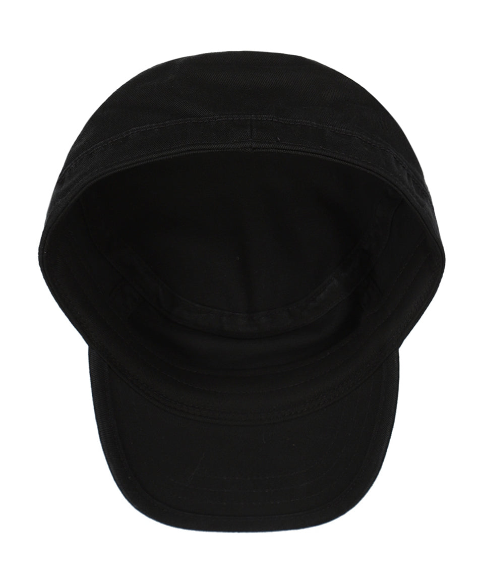 Army Cap Cotton | Zwart