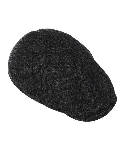 Stetson Driver Cap Fischgrätmuster | Schwarz