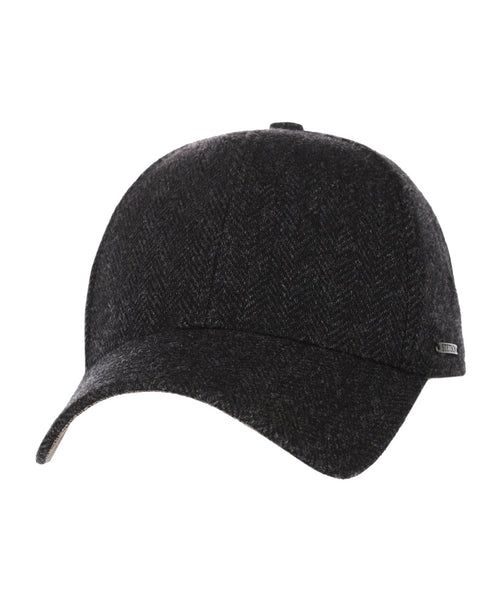 Setson Baseball Cap Herringbone | Black