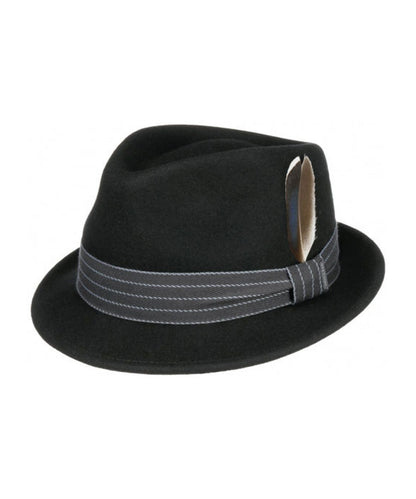 Trilby-Wollfilz | Schwarz