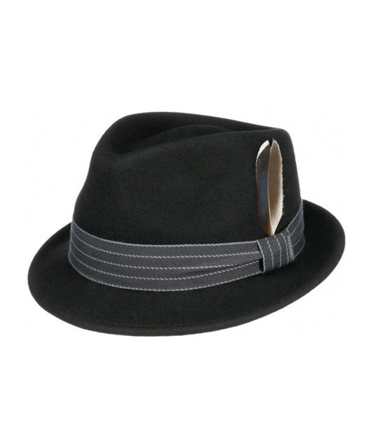 Trilby-Wollfilz | Schwarz