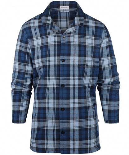 Flanell-Pyjama-Set | Marineblau