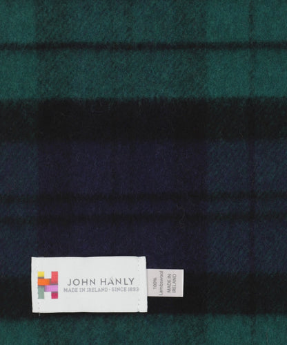 Checked Lambswool Scarf | Blackwatch