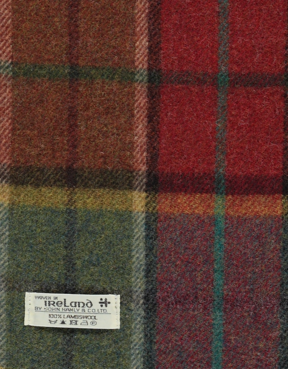 Checked Lambswool Scarf | Autumnal Mix Check