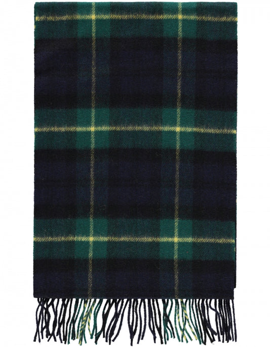 Lambswool Scarf Check | New Green and Yellow Tartan