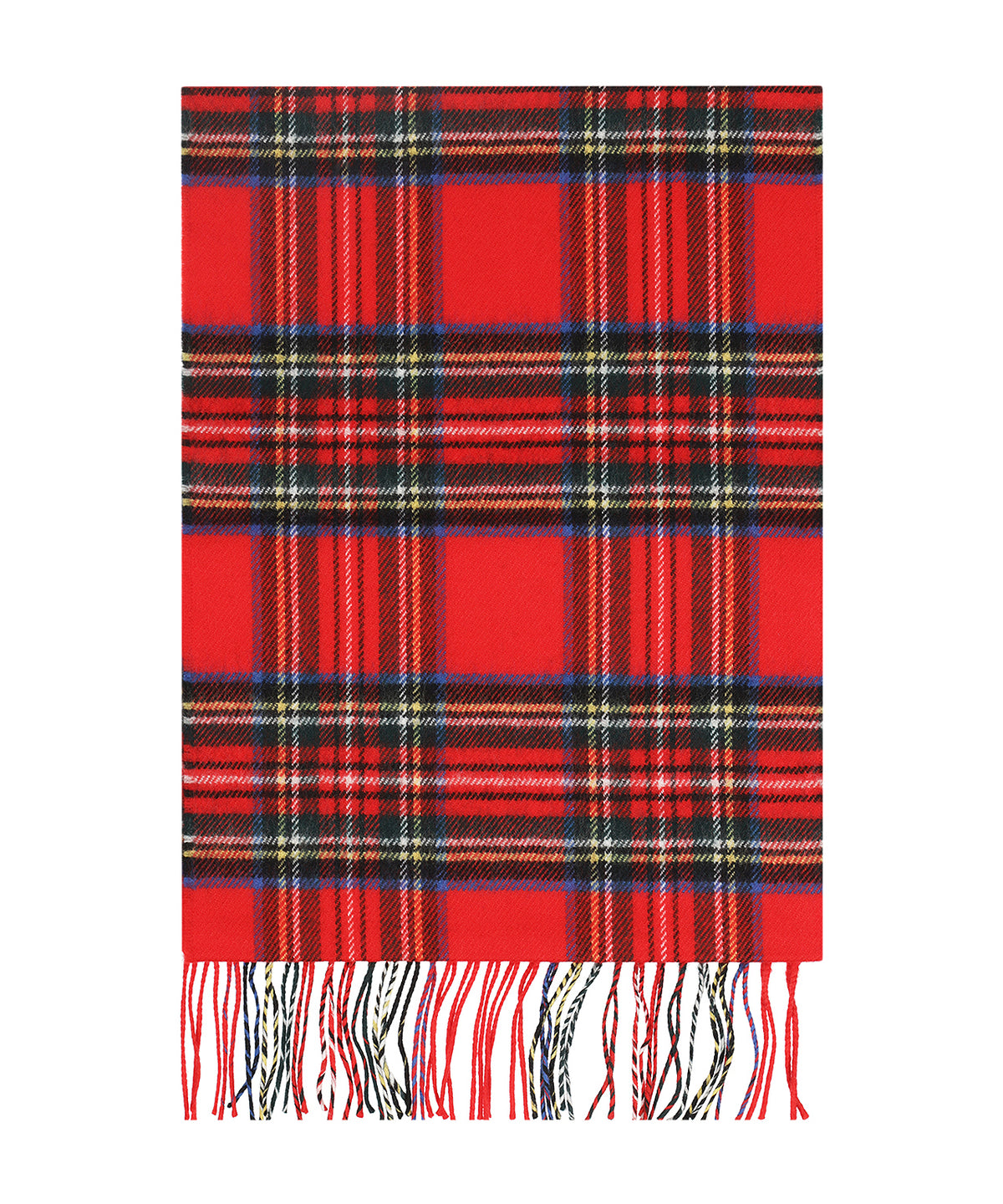 Merino Luxury Wool Scarf | Rood ruit