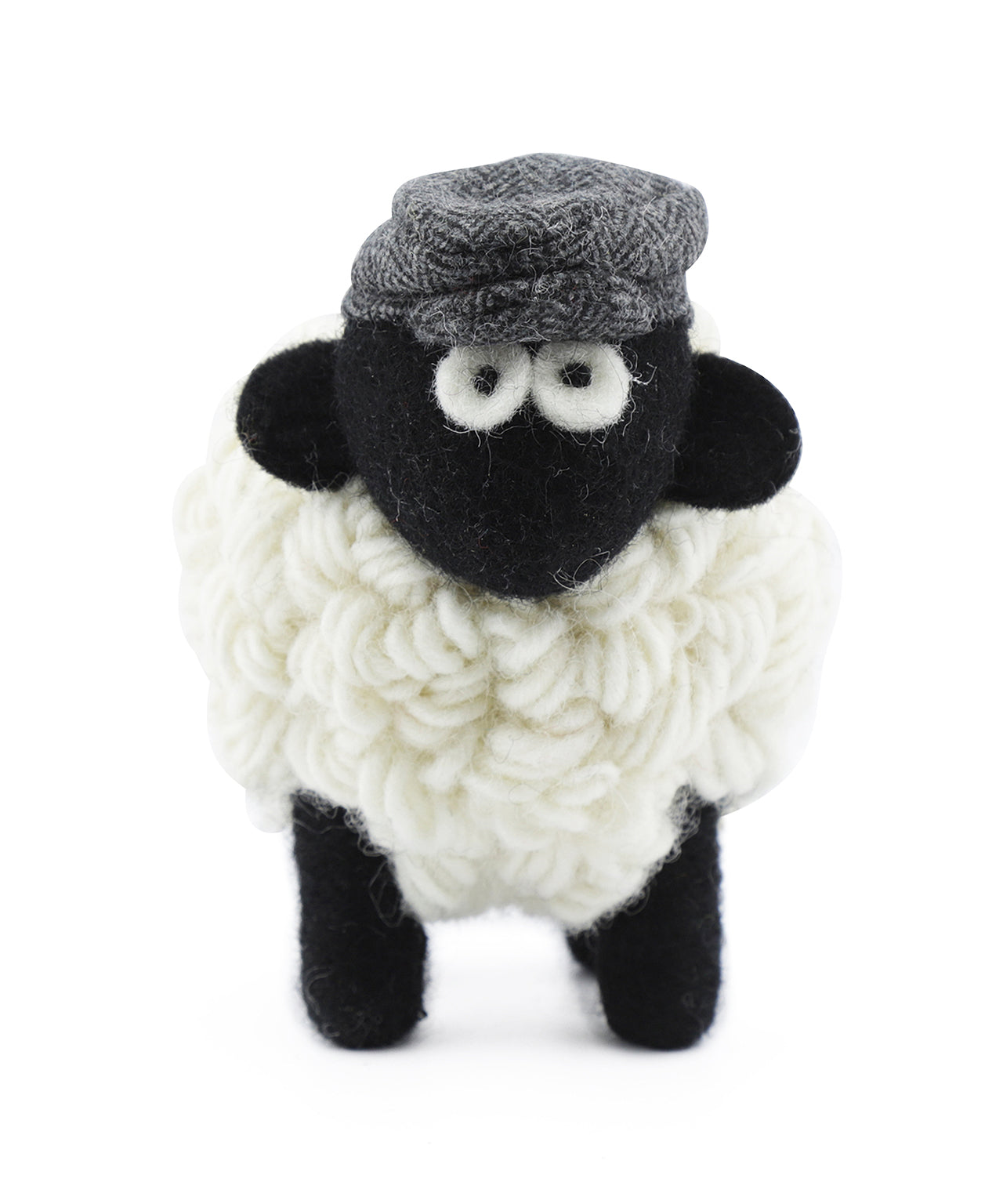 Knitted Sheep with Hat | Grijs