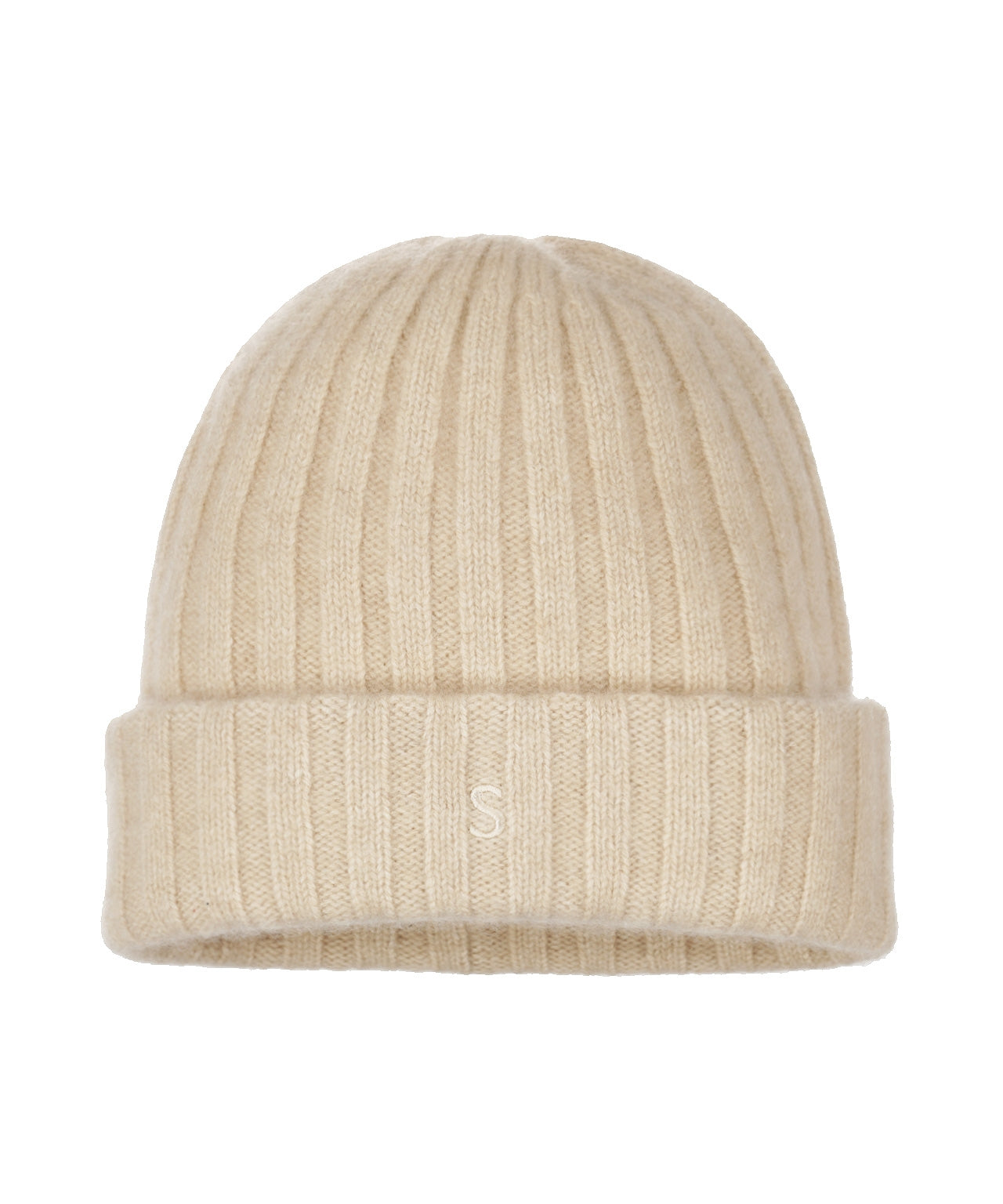 Mütze aus ungefärbtem Kaschmir | Beige