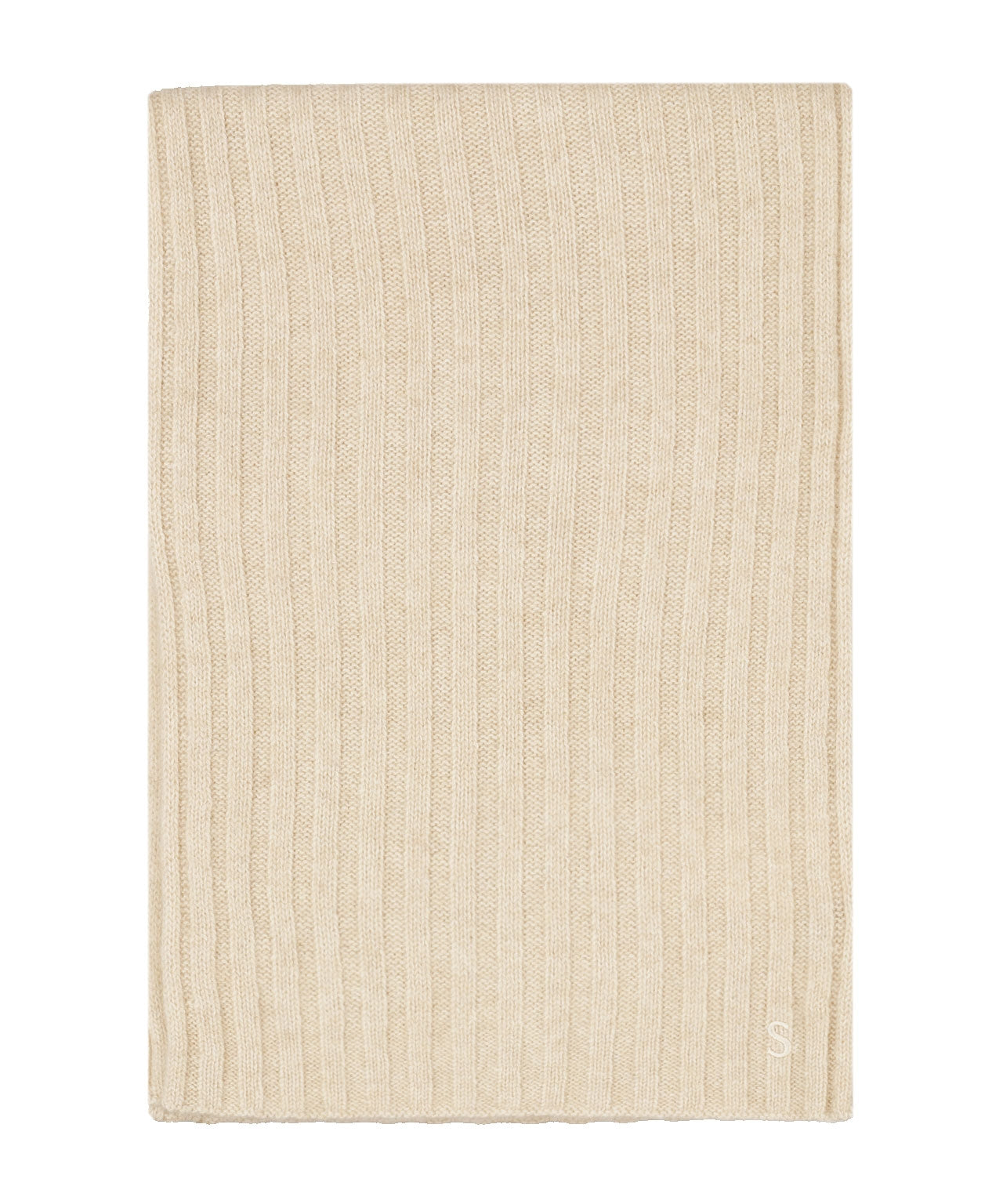 Stetson-Schal aus ungefärbtem, nachhaltigem Kaschmir | Beige
