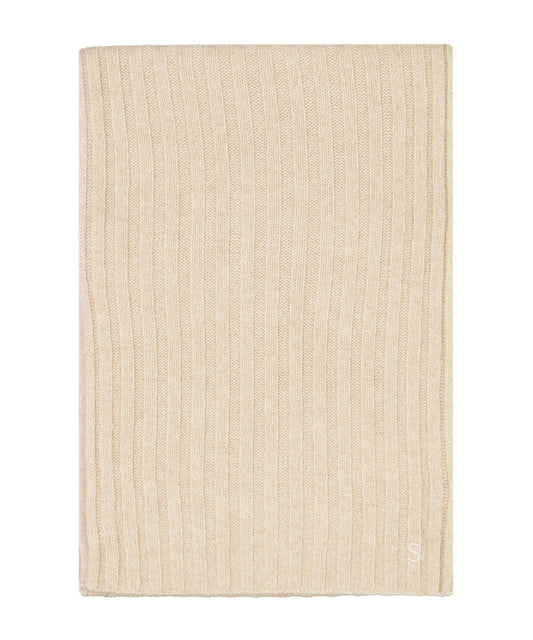 Stetson-Schal aus ungefärbtem, nachhaltigem Kaschmir | Beige