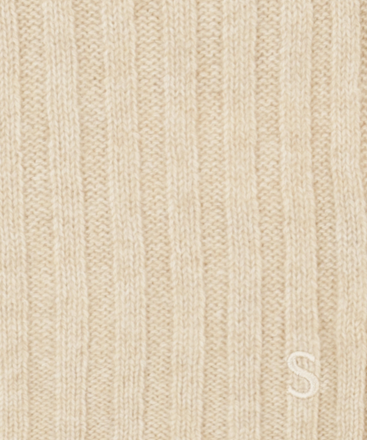 Stetson-Schal aus ungefärbtem, nachhaltigem Kaschmir | Beige