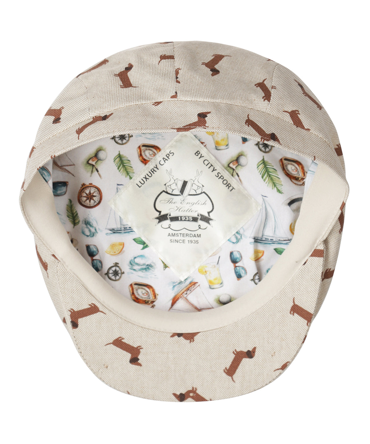 Klassieke Cap | Zand Bruine teckels