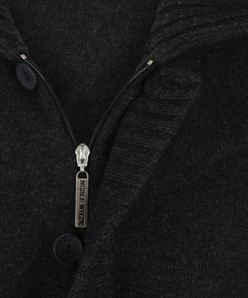 Noble Wilde Aviator Jacket | Charcoal Grey