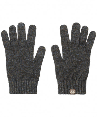 Handschoen | Bruin melange