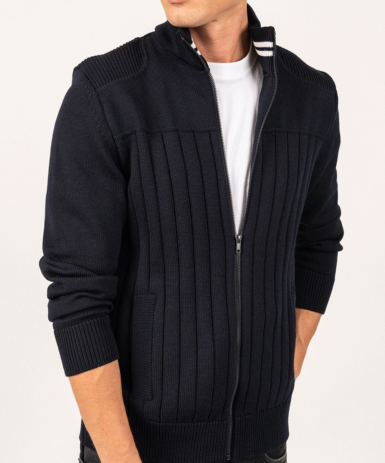 Saint James Vest Calypso | Navy Blue