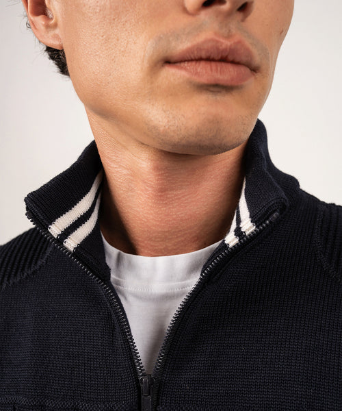 Saint James Vest Calypso | Navy Blue