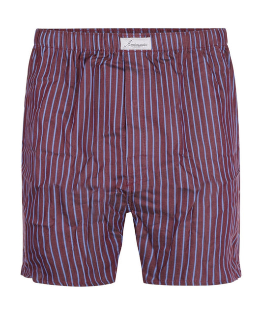 Boxershorts aus Bio-Baumwolle | Bordeauxrot