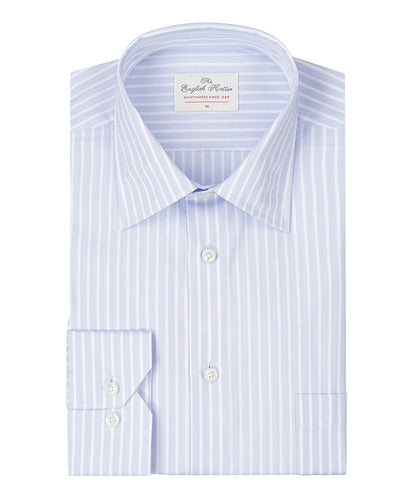 Shirt Semi Widespread | Licht Blauw Bengal Streep