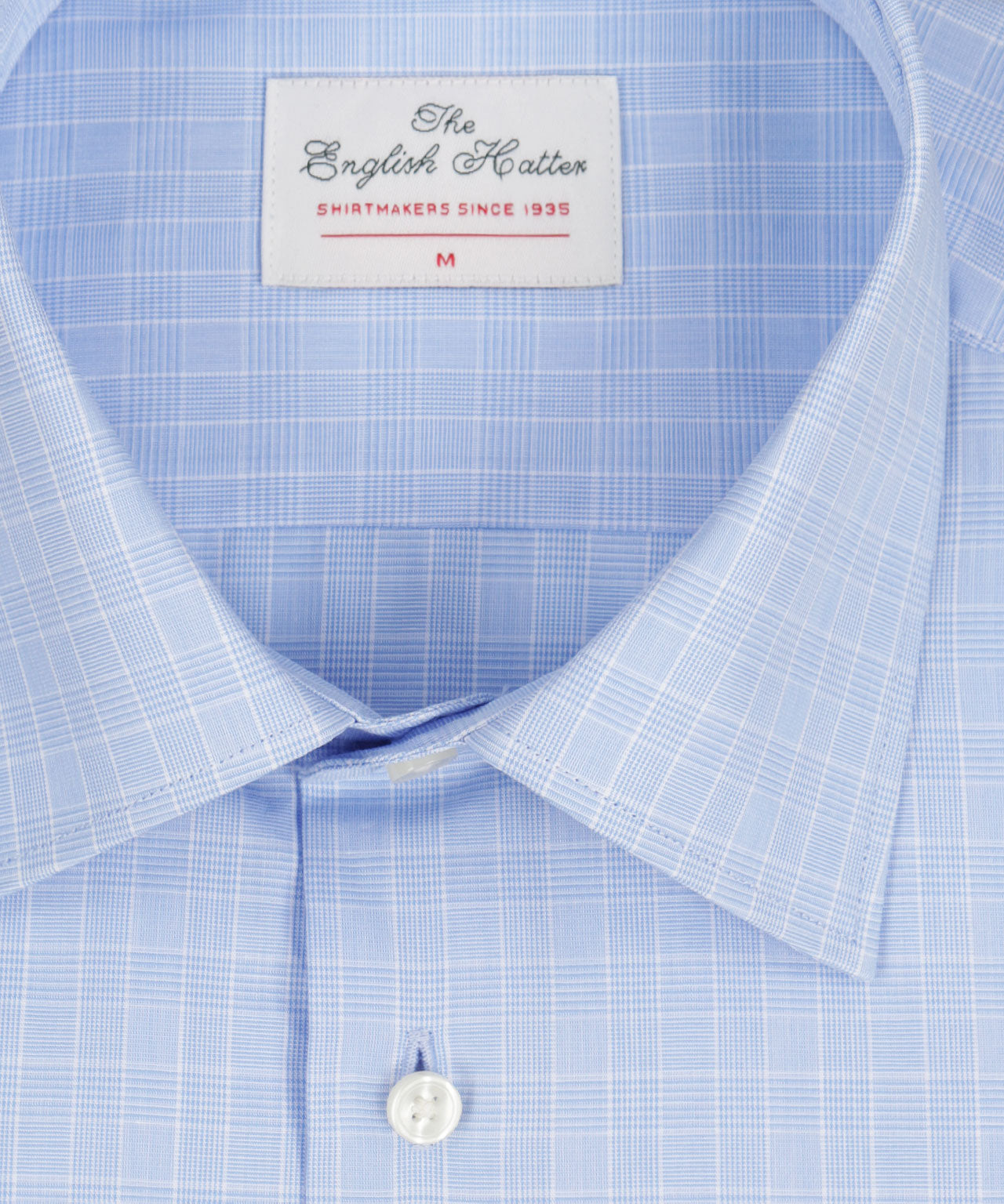 Shirt Semi Widespread | Licht Blauw Windowpane