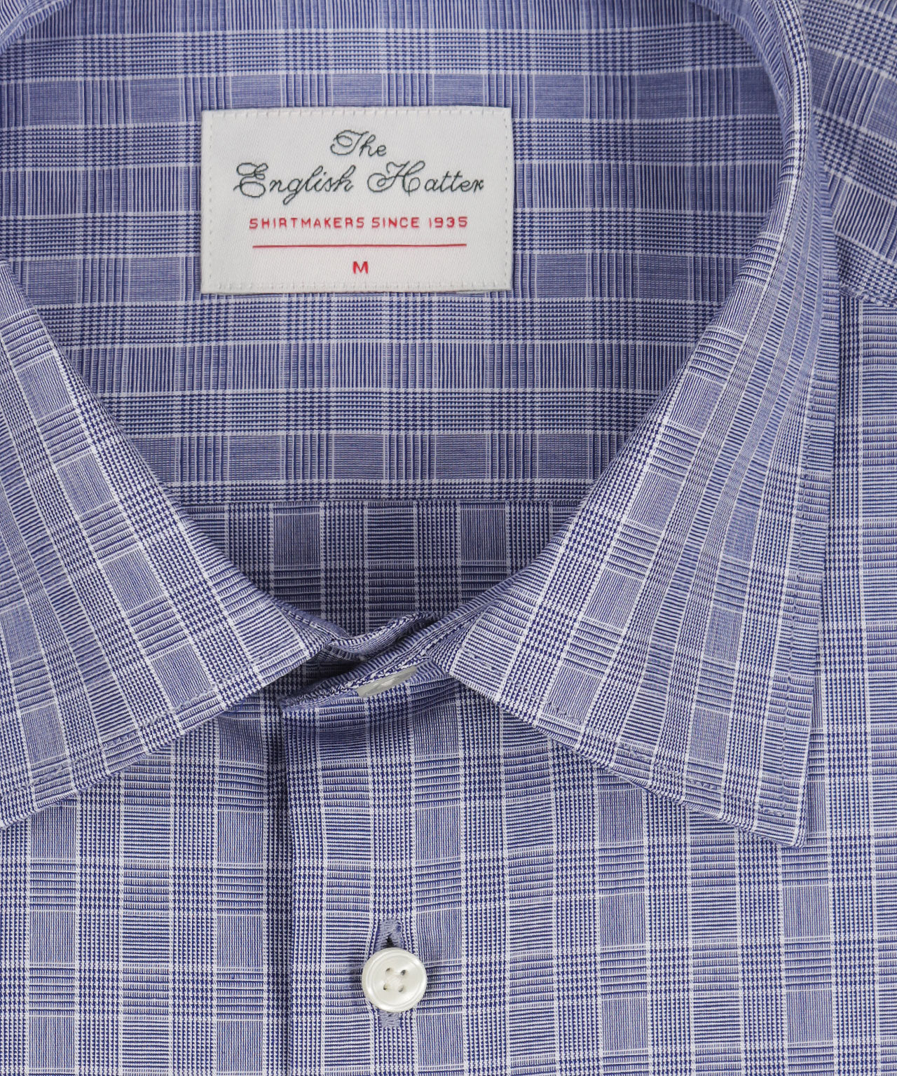 Shirt Semi Widespread | Grijs Blauw Windowpane