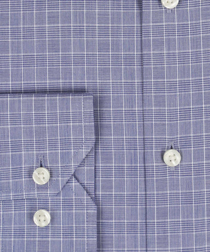 Shirt Semi Widespread | Grijs Blauw Windowpane