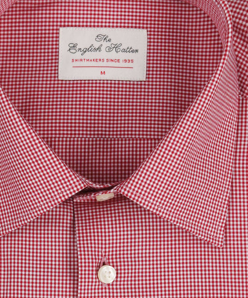 Shirt Classic Dress | Red