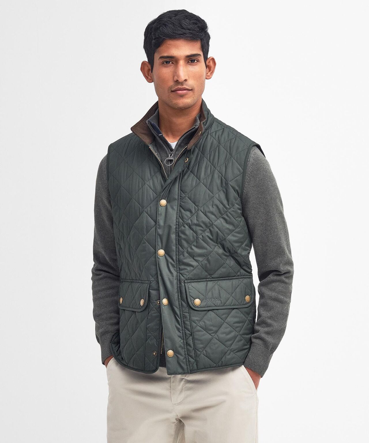 Barbour New Lowerdale Weste | Grün