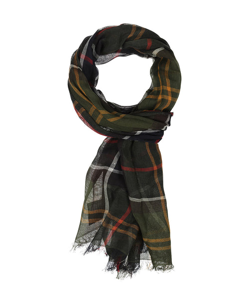 Barbour Welton Tartan Scarf | Green
