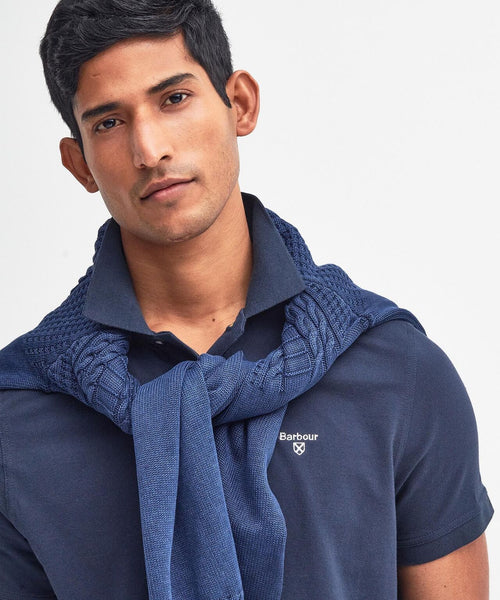 Barbour Lightweight Sports Polo | Blauw