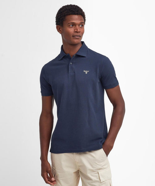Barbour Lightweight Sports Polo | Navy Blue