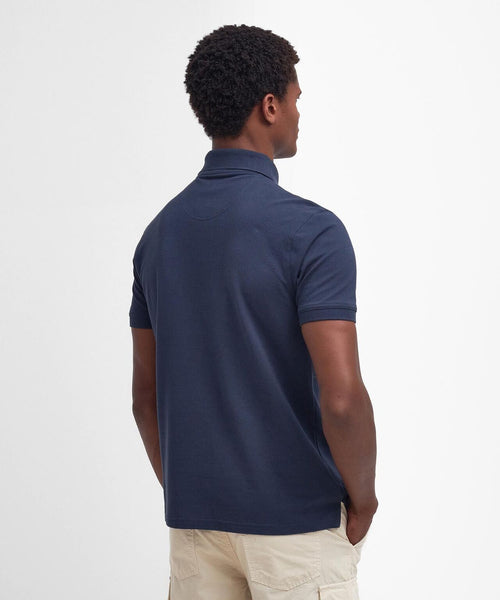 Barbour Lightweight Sports Polo | Navy Blue
