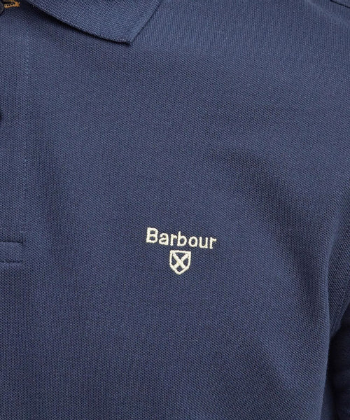 Barbour Lightweight Sports Polo | Navy Blue