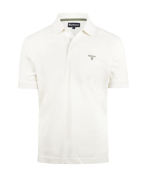Barbour Lightweight Sports Polo | White