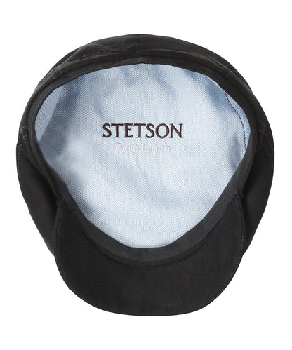 Driver Cap Linen | Zwart