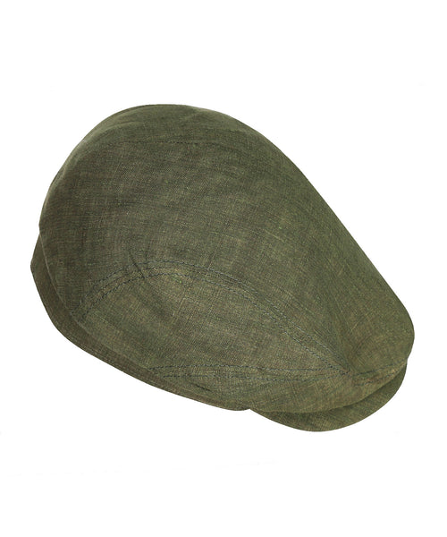 Driver Cap Linen | Olive Green