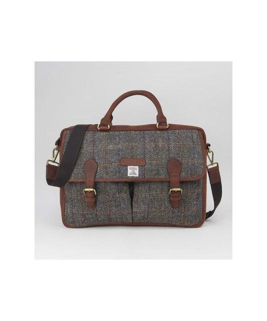 Harris Tweed Aktentasche | Braun