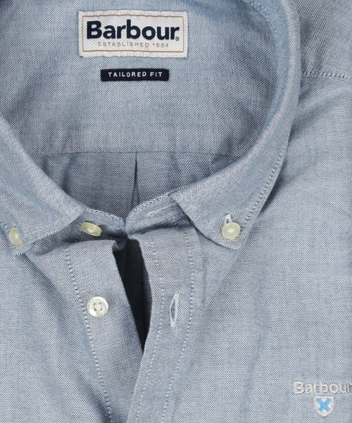 Barbour Shirt Oxtown tailored shirt | Nacht Blauw