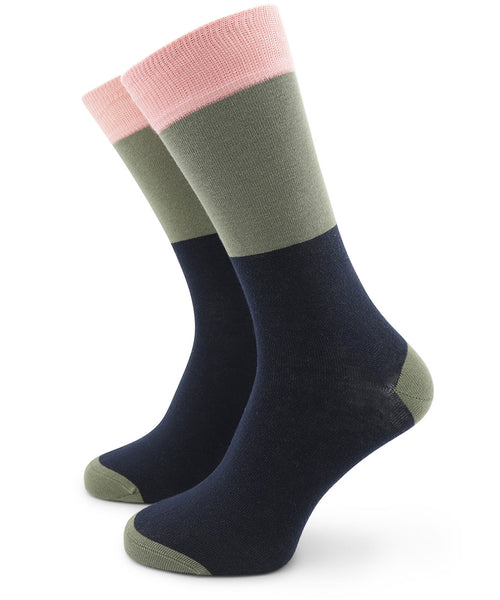 Barbour sock colour block 2-pack | Blue