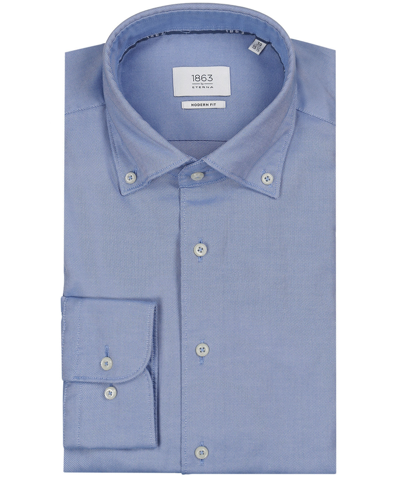 Eterna Button-Down-Hemd | Blau