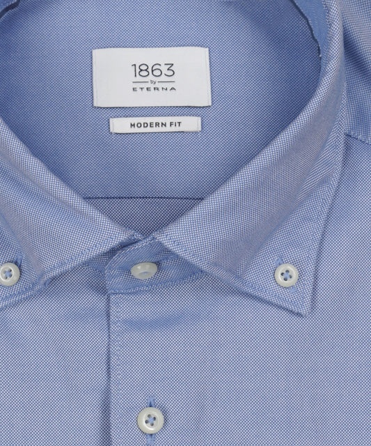 Eterna Button-Down-Hemd | Blau